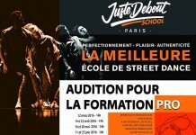 juste debout school auditions octobre 2016