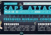 Festival caps attack cergy graffiti hip hop